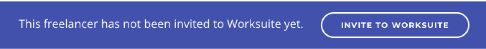 Worksuite freelancer management system - invite contractor to your centralized invoicing system