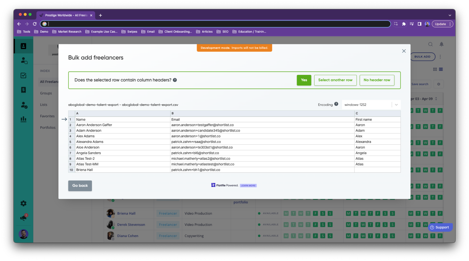 Worksuite freelancer management system - AI Smart Bulk Uploader 5